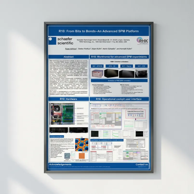 Schaefer Scientific Poster - R10 From Bits to Bonds–An Advanced SPM Platform